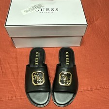 GUESS Sandali slip-on neri con