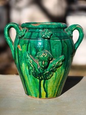 Vaso ceramica verde angelo 2