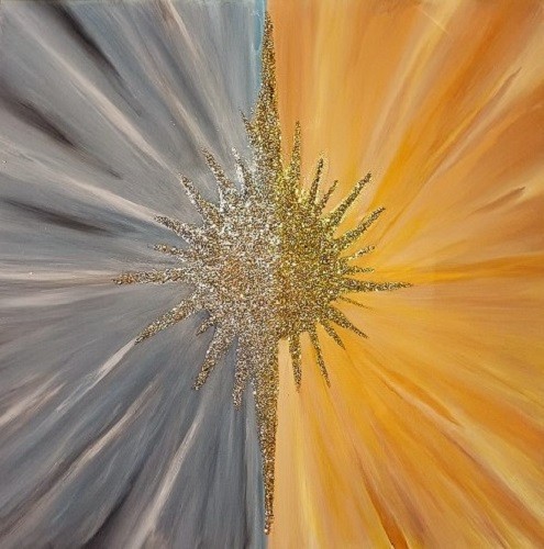 Quadro night and day 60x60 - "night, day"