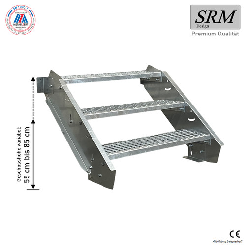 Scala acciaio gradini - in,