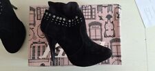 Black velvet high-heels 40 (Killah)