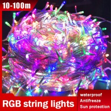 10M 20m 30m 50m 100M Festa di Natale LED di spina luci Natale fata String luci