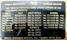 Targa Dati Motore In Ottone