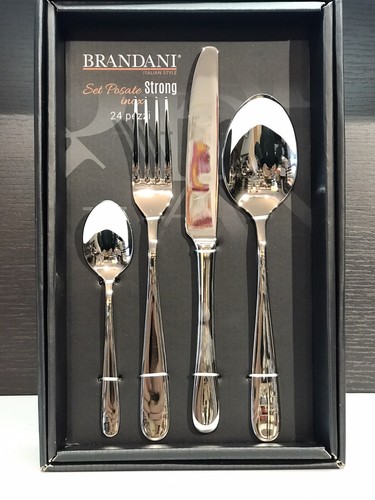 Set posate acciaio inox - set,