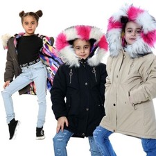 Bambini Falsa Pelliccia Parka