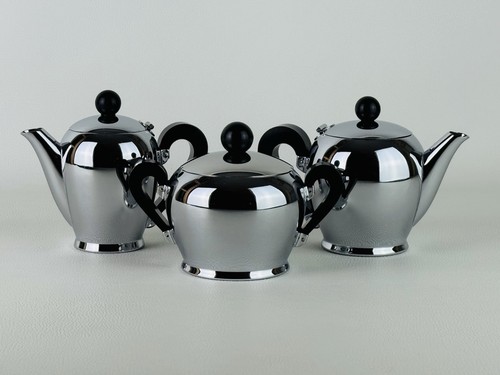 Alessi tris caffettiera teiera - alessi,