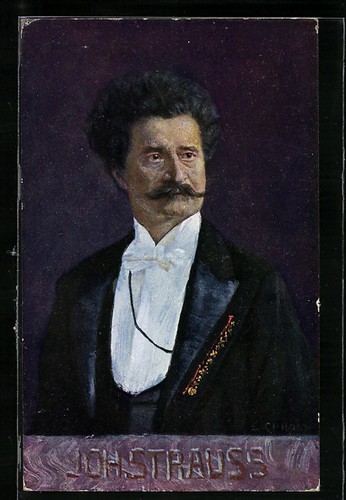 Ritratto johann strauss - johann,