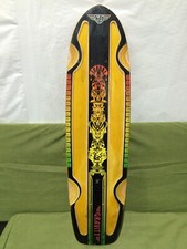 Skateboard Longboard Grana Legno Gravity 30” X 7 7/8” Lungo Legno Surf