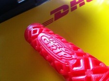 COPPIA MANOPOLE GEL COLOR BIKE COLLECTION MTB ROSSE-LILLA MADE IN ITALY