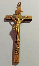 ANTICO grande croce crocifisso