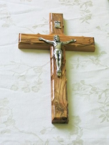 Crocifisso parete legno - da,