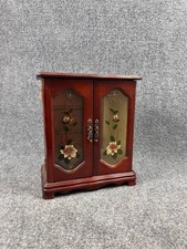 Vintage Wooden Jewelry Cabinet
