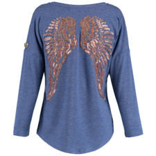 Top con paillettes angel - top, angel's