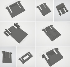 1 paio di piedini di ricambio