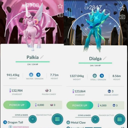 Pokémon shiny palkia - go,