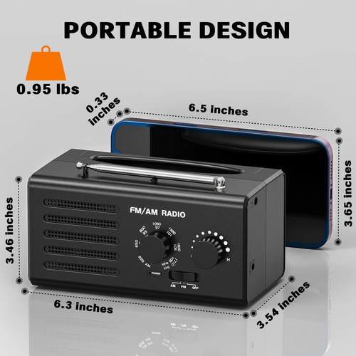 Radio portatile a - am,