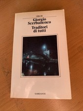GIORGIO SCERBANENCO -  TRADITORI DI TUTTI - Garzanti 1990 - I Libri Scerbanenco