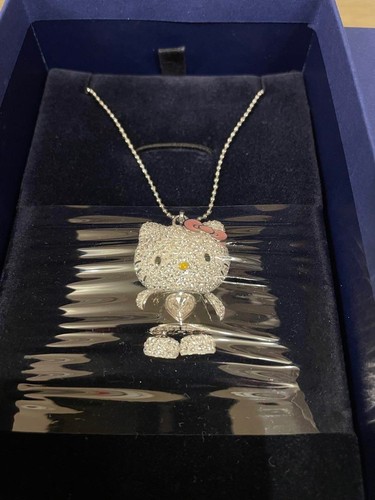 Collana con ciondolo swarovski - collana,