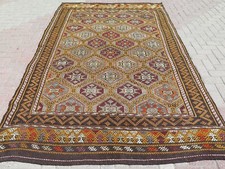 Tappeto grande ricamato Kilim