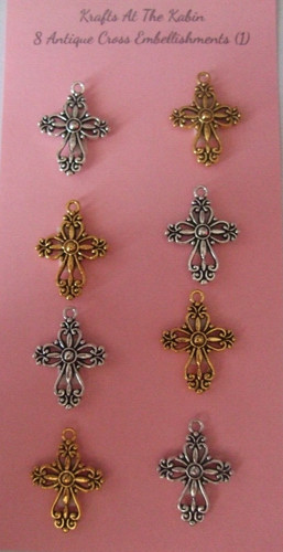 Antiche croci argento oro - 8,