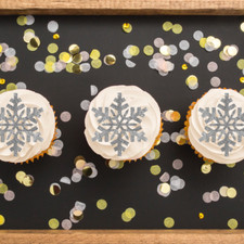 Topper per cupcake fiocco di