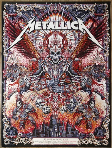 Poster concerto serigrafato