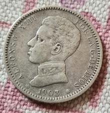 Spagna - 1 peseta 1903 03