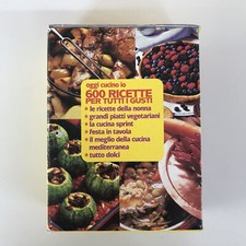 "Oggi cucino io 600 ricette per tutti i gusti", 6 volumi in cofanetto, Mondadori