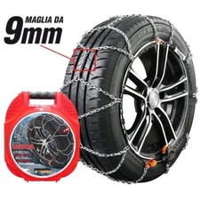 2 Catene neve WEISSENFELS M32 Gr 30 145/80-13 155/70- 13 155/65-14 165/60-14 9mm