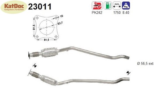 Catalizzatore chrysler - catalizzatore,