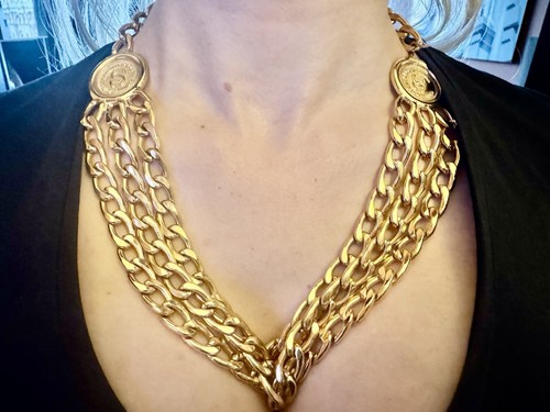 Vintage 1990s chanel - vintage, gold