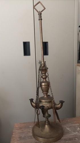 Antica grande lampada - grande,