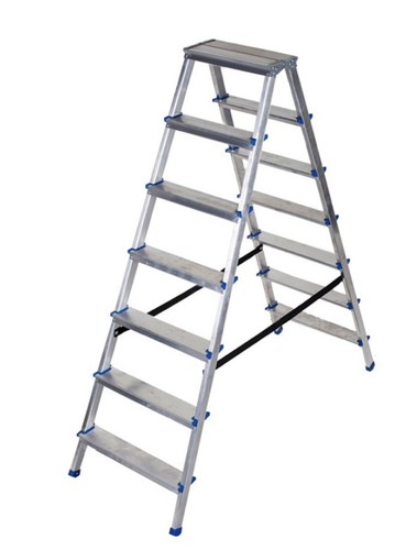 Scala alluminio doppia - alluminio,