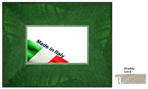 Cornice verde perlato - , effetto