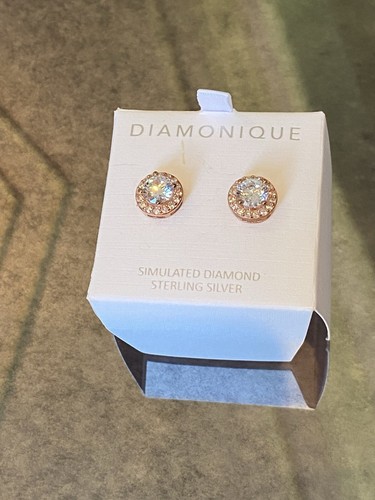 Qvc diamonique stud earrings - diamonique,