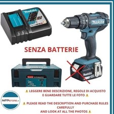 Trapano avvitatore a percussione Makita DHP482JX13– solo corpo e carica batterie
