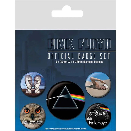 Pink floyd badge pack set - -, di