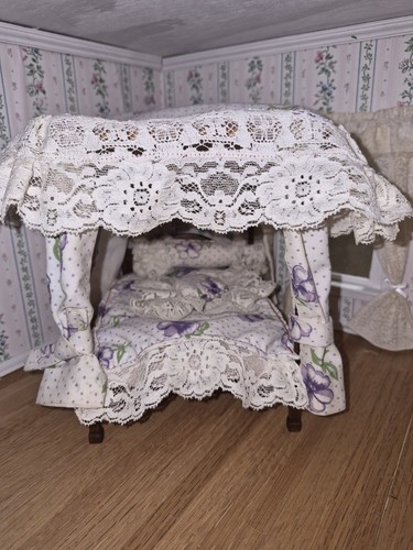 Letto baldacchino vintage - a,
