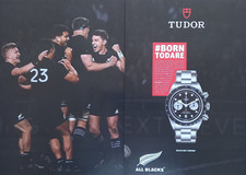 Pubblicità Advertising Italian Clipping  2021 OROLOGIO TUDOR BLACK BAY CHRONO