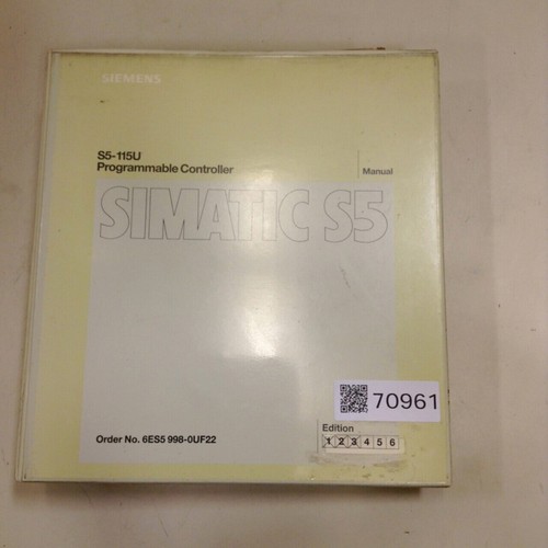 Manuale siemens simatic - siemens, s5