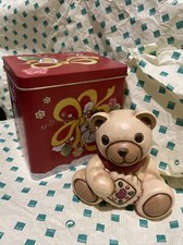 THUN Teddy Natale 2016 In scatola di latta cm 9 Perfetto!