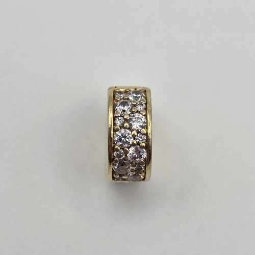 Pandora 14k gold plated clear - plated,