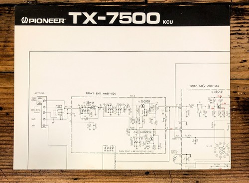 Pioneer 7500 kcu - tx-7500,