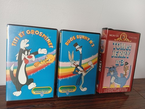 Lot vhs cartoon - de, k7