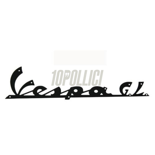 Targhetta vespa per scudo - gl,