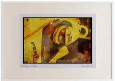 Cornice acquerello Car Racing