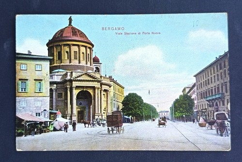 Cartolina bergamo viale - cartolina,