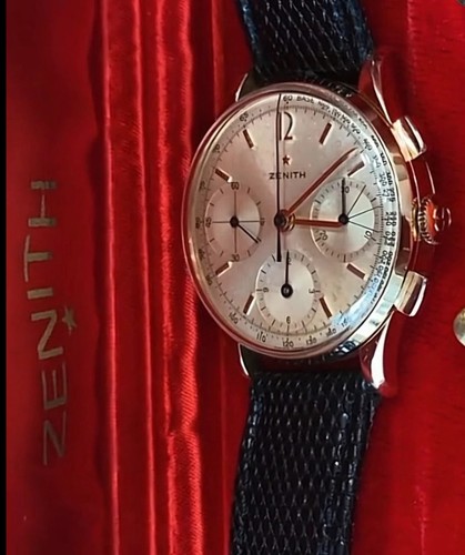Zenith tricompax oro rosa - tricompax, 18