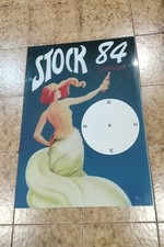 Quadro A Specchio Orologio Pubblicitario Da Collezione Liquore Stock 84 Trieste