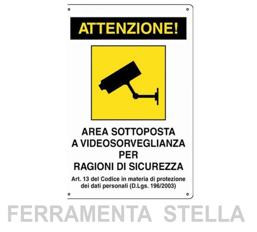 Cartello targa plastica - cartello,